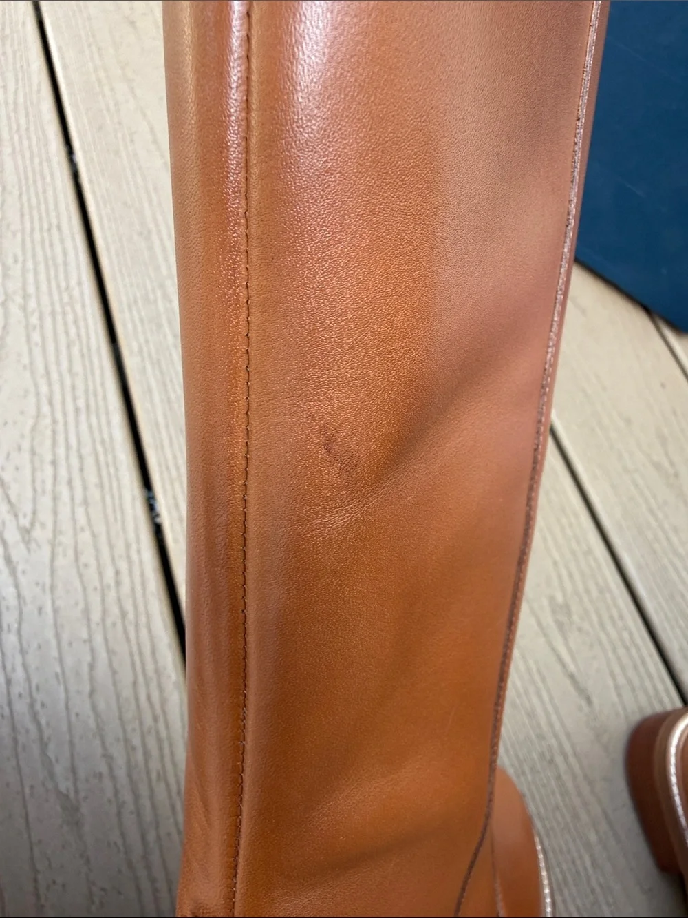 Cole Haan Women's Silvana Tall Buckle Boots, British Tan Leather, 7.5-B US